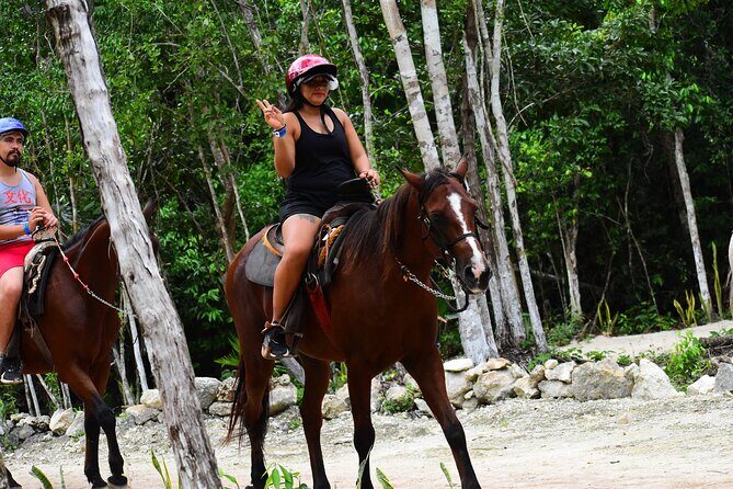 Horseback Riding, ATV (shared), Cenote & Zipline Combo 4X1 from Playa del Carmen - FAQs