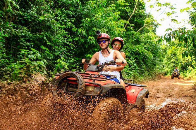 Horseback riding with ATV, zip lines and cenote, lunch and transfer - Key Points