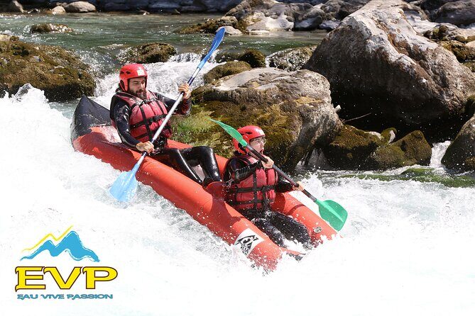 Hot dog (inflatable canoe) on the Durance - The Gear and Safety: What You’re Getting