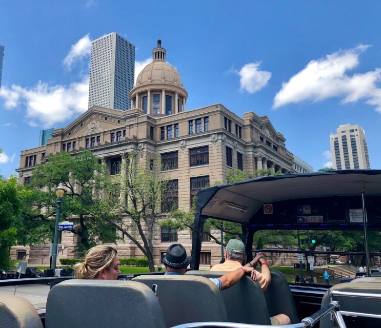 Houston: Guided City Tour by an Open-Top Double Decker Bus - Key Points