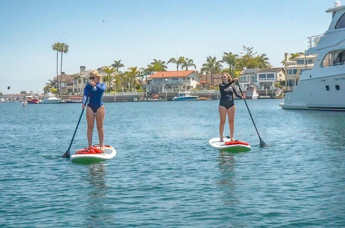 Huntington Harbour Stand Up Paddle Board Lessons - Group Size and Booking Details