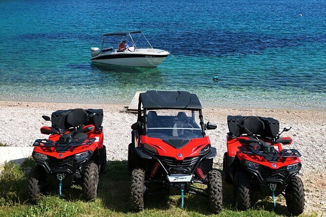 Hvar and Bra Adventure: Quad, Buggy, Speedboat with Lunch - Key Points