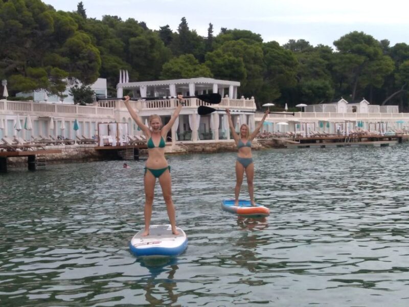 Hvar: Stand Up Paddle Board Rental - Practicing on Calm Waters