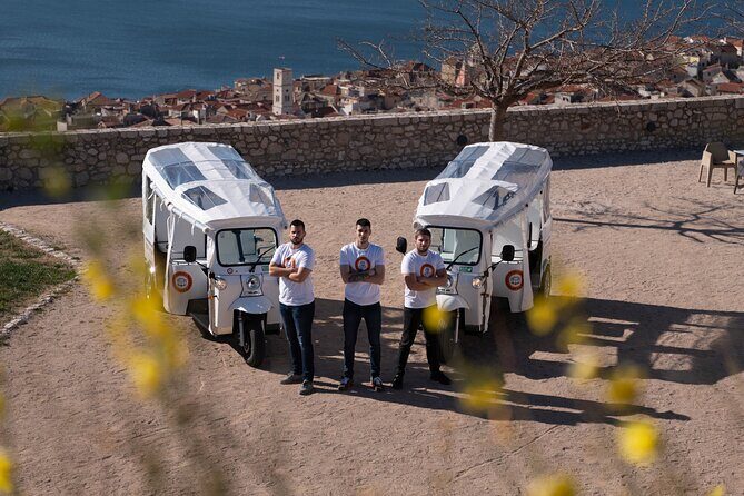 ibenik: 3 fortresses; City&wine tour; tasting and all fees inc - An Inside Look at the Šibenik Electric Tuk Tuk Tour