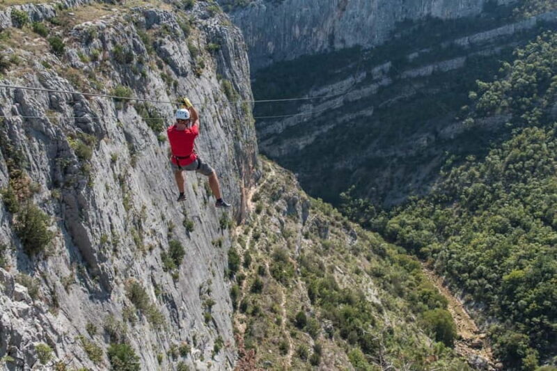 ibenik : Zipline ibenik - ikola Canyon - Duration and Group Size