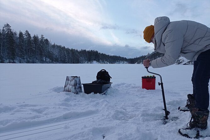 Ice fishing experience with Backpacker Helsinki Tour - An In-Depth Look at the Experience