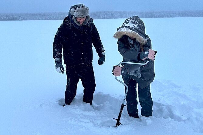 Ice Fishing with Snowmobiles - Group Size & Logistics