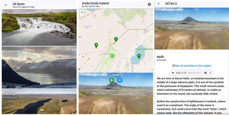 Iceland: Audioguide, Interactive map 200 spots ++ - What’s Included and How It Works