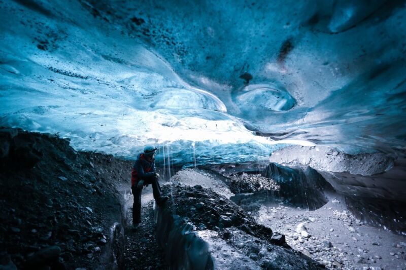 Iceland: Ice Cave Captured with Professional Photos - Exploring the Cave