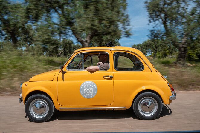 In Valle d'Itria on a vintage Fiat 500. Photo Quest Tour - What the Reviews Say
