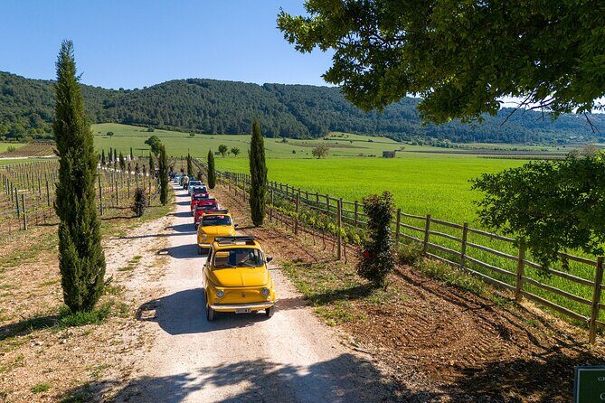 In Valle d'Itria on a vintage Fiat 500. Photo Quest Tour - The Value of This Experience