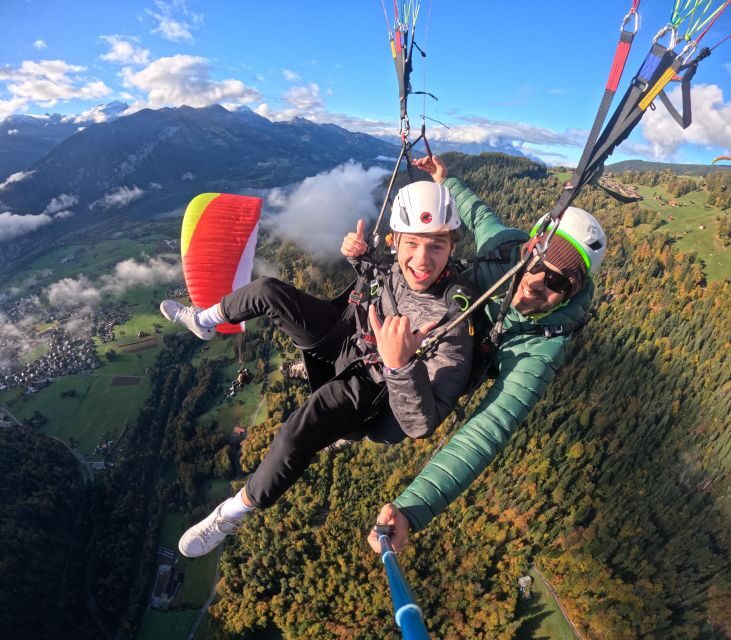 Interlaken: Paragliding Tandem High Flight - Flying Over Switzerlands Iconic Landscape