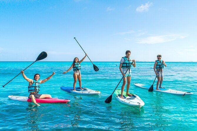 Isla Mujeres Garrafon Park Zipline Kayak Snorkel and Buffet - Key Points