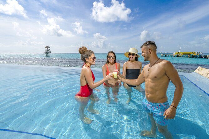 Isla Mujeres Garrafon Park Zipline Kayak Snorkel and Buffet - FAQs