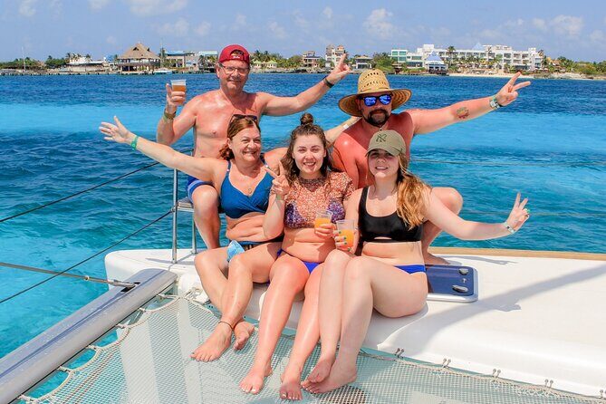Isla Mujeres Spring Break Party Catamaran Snorkel and Open Bar - Lunch and Relaxation on Isla Mujeres