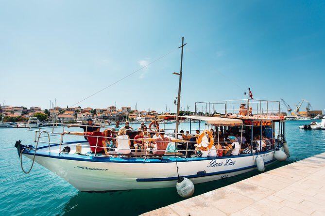 Island Hopping Boat Excursion with Lunch (Trogir,Blue Lagoon, olta) - Key Points