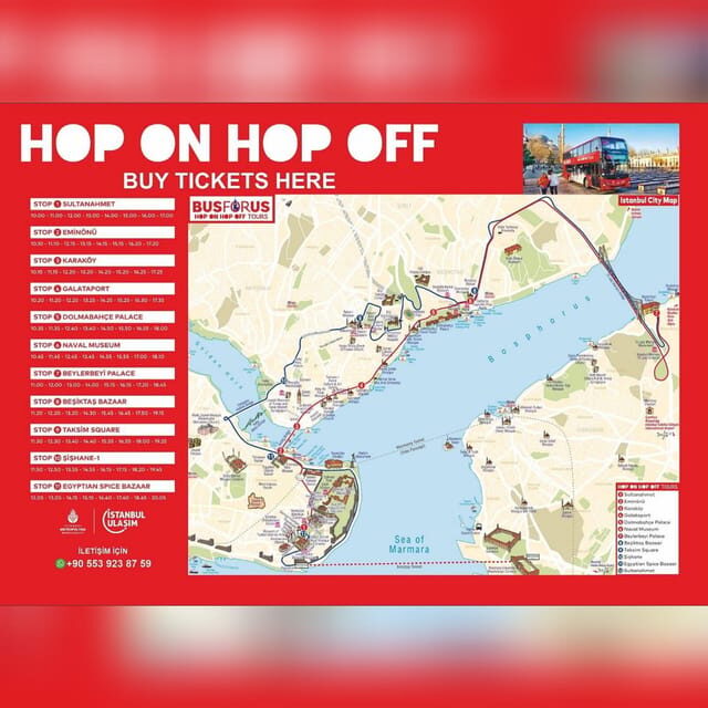Istanbul: 48-Hour Hop-On Hop-Off Double Decker Bus Ticket - Practical Considerations