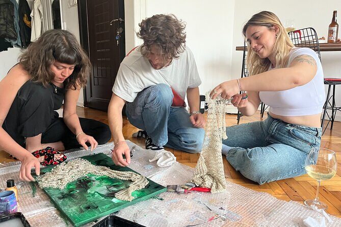 Istanbul Art Escape Wine and Paint at Local's Home - Wrapping It Up