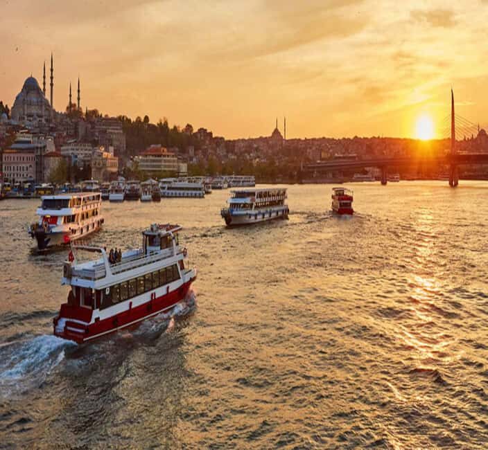 Istanbul Bosphorus Sunset Cruise Guided Tour - Key Points