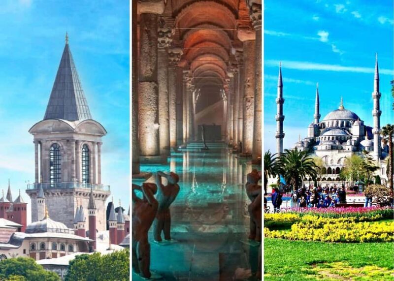 Istanbul Combo:Topkapi Palace,Basilica Cistern & Blue Mosque - Key Points