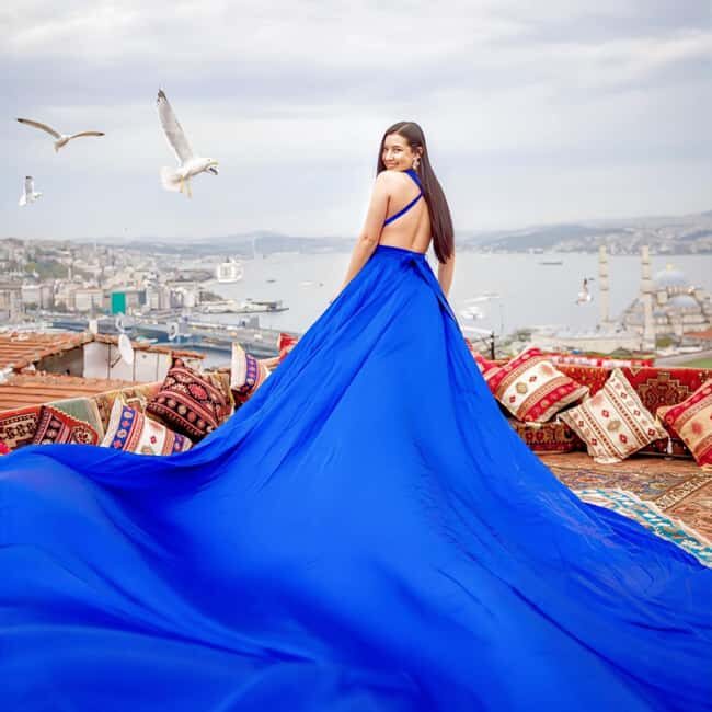 Istanbul: Flying Dress Photoshoot at Rooftop Terrace - Key Points