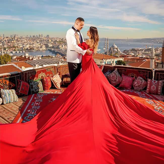 Istanbul: Flying Dress Photoshoot at Rooftop Terrace - Pricing and Extras: What You Need to Know
