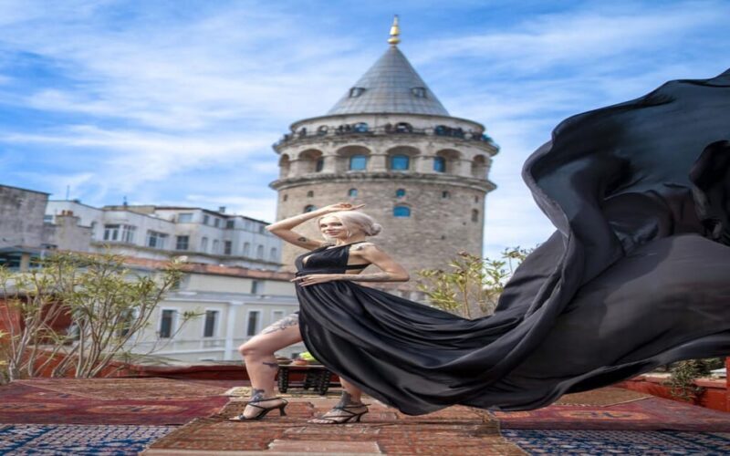 Istanbul Flying Dress Rooftop Photo Shoot - Key Points