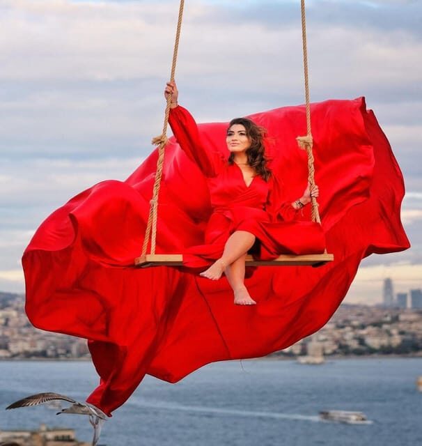 Istanbul Flying Dress Rooftop Photo Shoot - The Sum Up