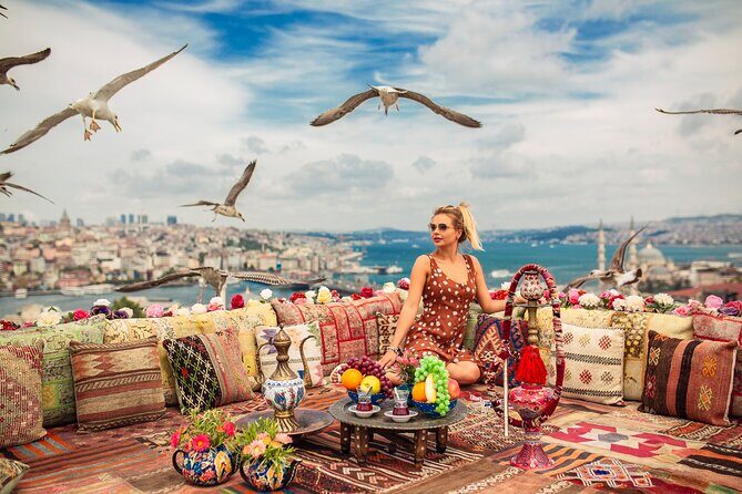 Istanbul Rooftop Photoshoot with Flying Dress - The Photos and Videos