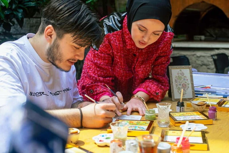 Istanbul: Turkish Illumination Art Workshop w/ Snacks - Discovering the Art of Tezhip in Istanbul