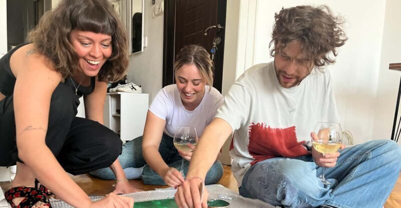 Istanbul: Wine and Paint Workshop with Turkish Fabrics - What Is This Experience All About?