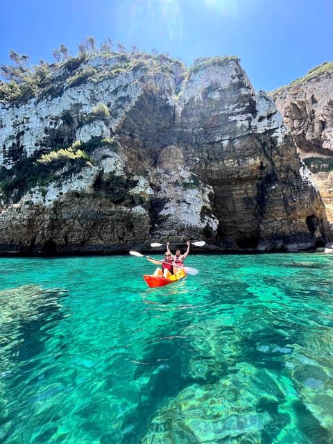 Jávea: Cala Portixol Kayak Tour with Snorkel & Cliff Jumping - Key Points