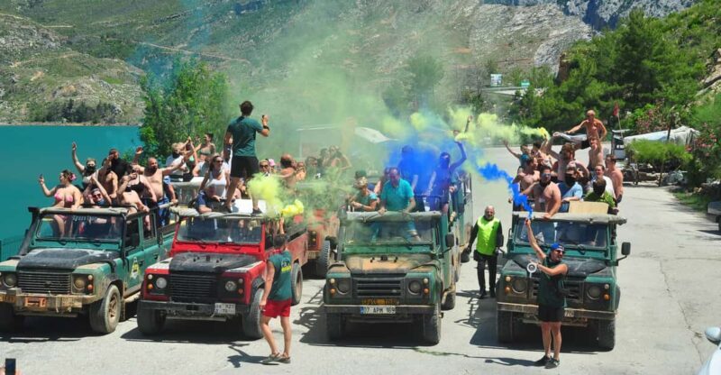 Jeep Safari-Lunch-Boat-Canyon-Waterfall-Foam,Water Party - Exploring the Full Experience of the 5-in-1 Jeep Safari