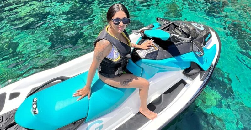 JET SKI TOUR TO Cala Salada FROM Puerto de San Antonio - What to Expect from Your Ibiza Jet Ski Adventure