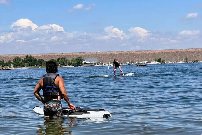 Jetboard on Lakes near the Mile high city. - Key Points