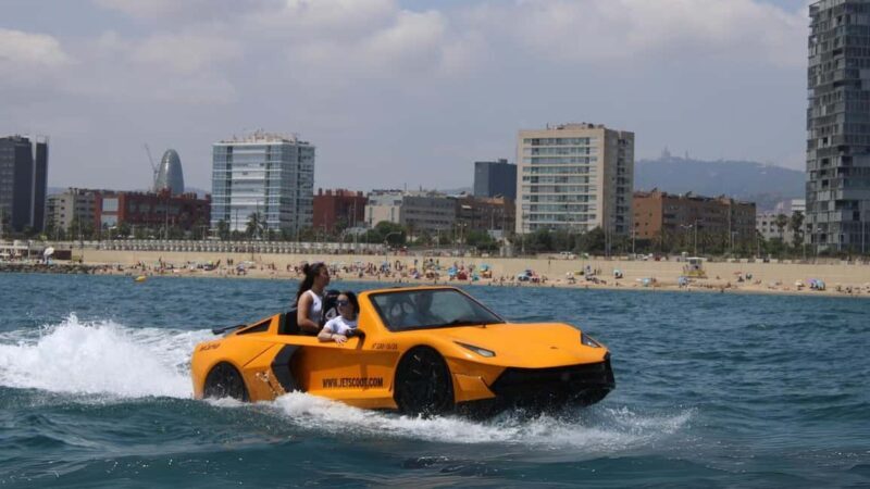 Jetcar: water car in Barcelona - What You Can Expect from the JetCar Experience in Barcelona