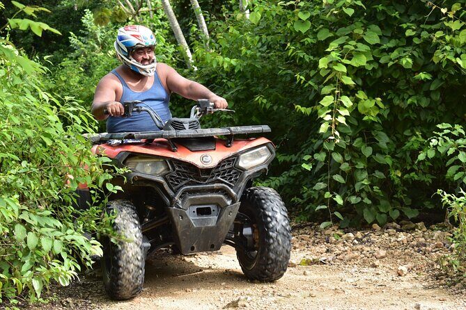 Jungle ATV Adventure Tour with Cenote swim and Zipline activity - Key Points