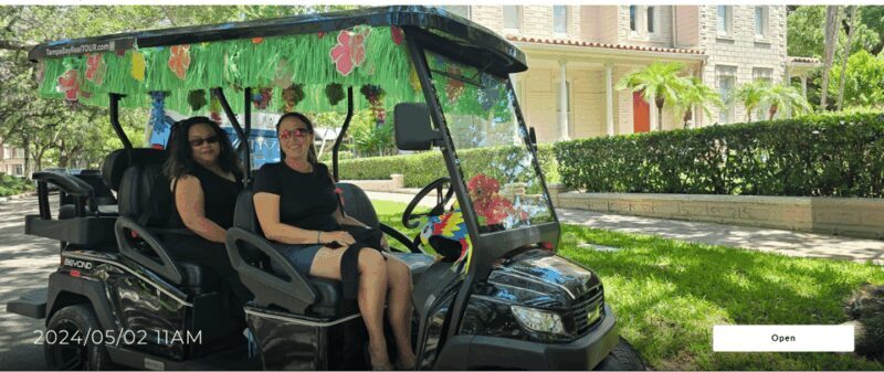 Karaoke Golf Cart City Tour  Tampa! - Key Points