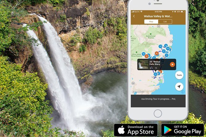 Kauai Wailua Valley & Waterfalls Audio Driving Tour - Key Points