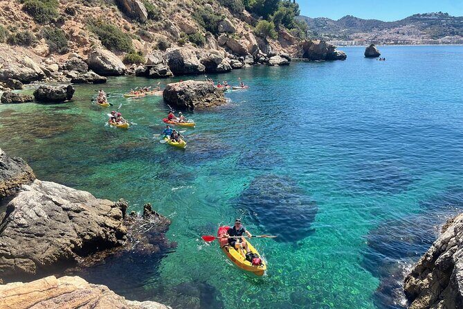 Kayak and Snorkeling Excursion in Maro Cerro Gordo Cliffs - Photos and Refreshments