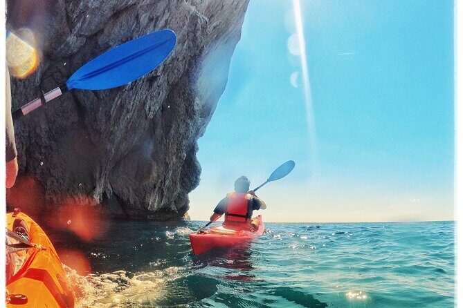 Kayak excursion to Cova dels Coloms from Platja Mascarat - The Sum Up