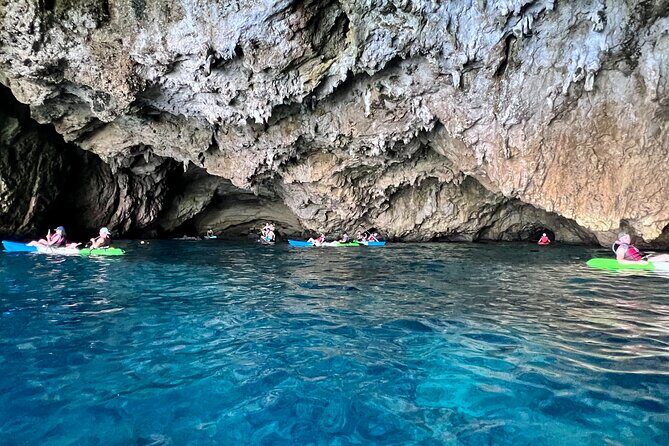 Kayak Javea Guided Cala Granadella, llop marí cave, cala en caló - Key Points