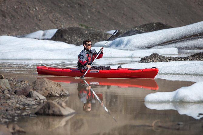 Kayaking on the Sólheimajökull Glacier Lagoon - Group Size and Booking