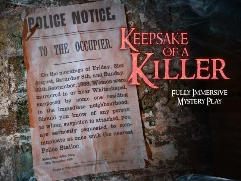 Keepsake of a Killer: Immersive Murder Mystery Play - The Live-Action Performance and Setting