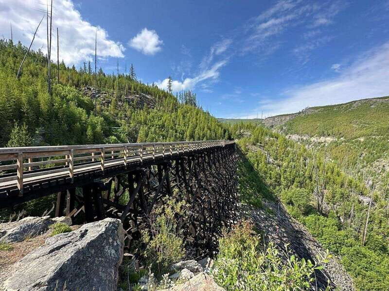 Kelowna: Historical Trail to Penticton Self-Guided Tour - Starting Point: Kelowna and Myra Station