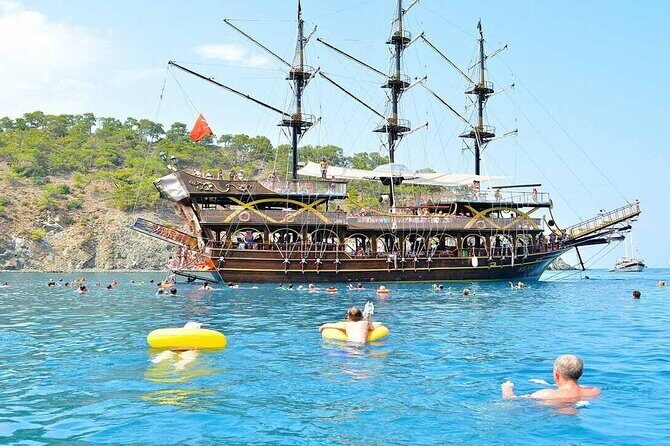 Kemer Pirate Boat Trip with transfer from Belek - The Onboard Experience