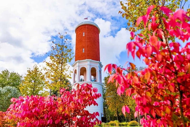 Kemeri N Park, Jurmala, Lake Melnezers & White Castle Hotel - Climbing the Kemeri Water Tower