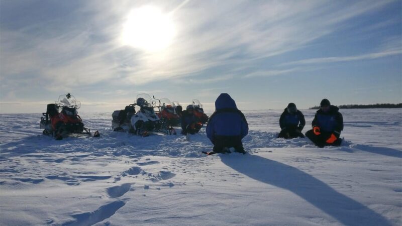 Kemi-Tornio: Ice Fishing Safari with Snowmobiles - Key Points