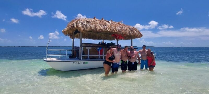 Key West: Private Florida Keys Sandbar Tiki Boat Cruise - What to Expect from the Private Tiki Boat Experience