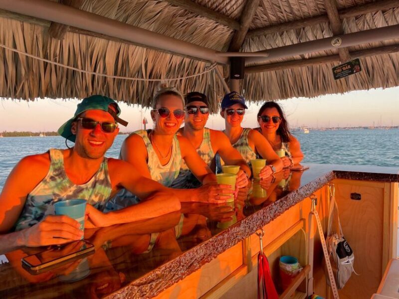 Key West: Private Tiki Boat Sunset Cruise - The Experience of the Sunset Cruise
